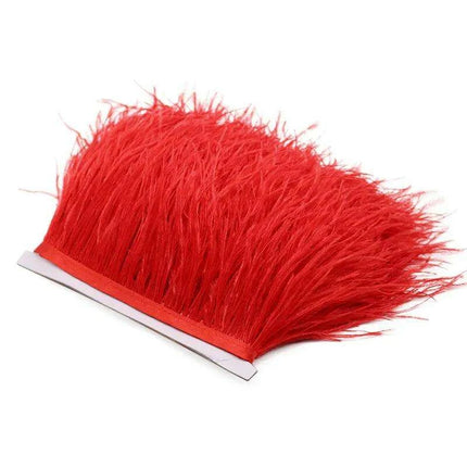 Luxe Ostrich Feather Trim for Exquisite Crafting and Design - Très Elite