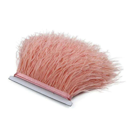 Luxe Ostrich Feather Trim for Exquisite Crafting and Design - Très Elite