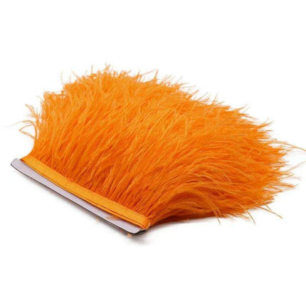 Luxe Ostrich Feather Trim for Exquisite Crafting and Design - Très Elite