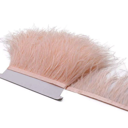 Luxe Ostrich Feather Trim for Exquisite Crafting and Design - Très Elite