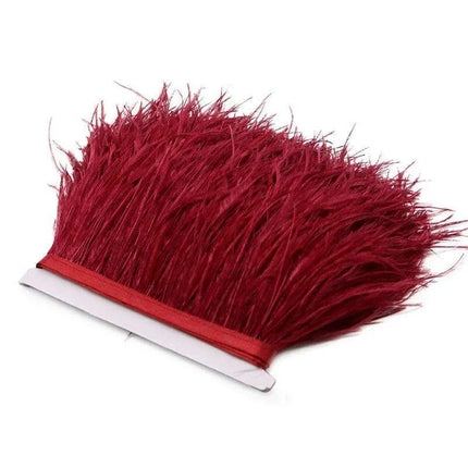 Luxe Ostrich Feather Trim for Exquisite Crafting and Design - Très Elite