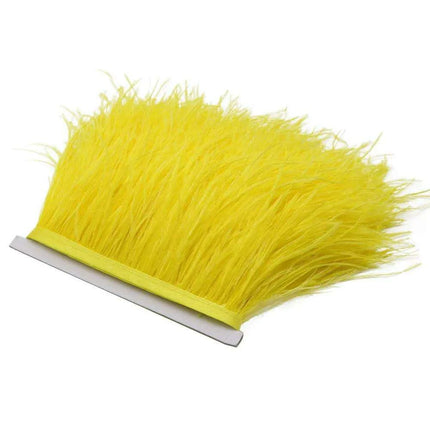 Luxe Ostrich Feather Trim for Exquisite Crafting and Design - Très Elite