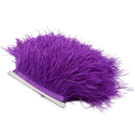 Luxe Ostrich Feather Trim for Exquisite Crafting and Design - Très Elite