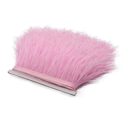 Luxe Ostrich Feather Trim for Exquisite Crafting and Design - Très Elite