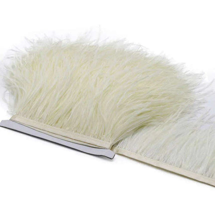 Luxe Ostrich Feather Trim for Exquisite Crafting and Design - Très Elite