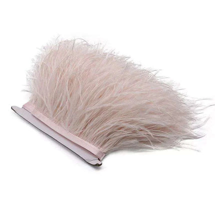 Luxe Ostrich Feather Trim for Exquisite Crafting and Design - Très Elite