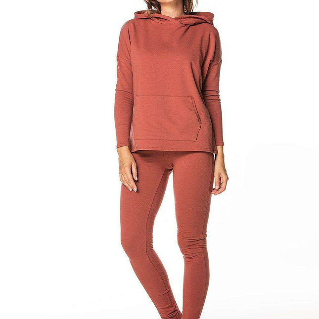 Luxe Polish Knit Hooded Sweatshirt for Ultimate Comfort