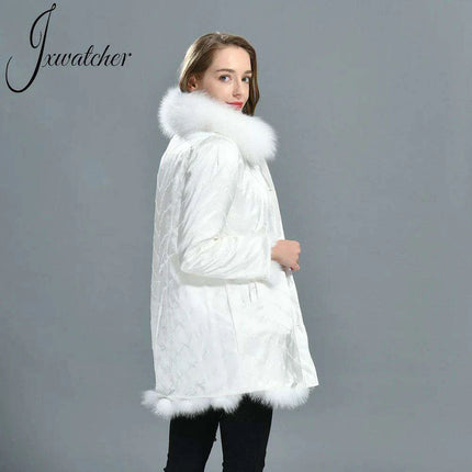 Luxe Reversible Fox Fur Cardigan with Silk Silk Lining - Très Elite