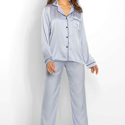 Luxe Satin Pajama Set for Women by Momenti Per Me - Très Elite