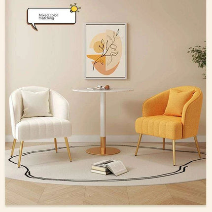 Luxe Scandinavian Lamb Velvet Armchair for Ultimate Comfort and Style - Très Elite