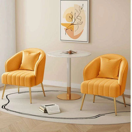 Luxe Scandinavian Lamb Velvet Armchair for Ultimate Comfort and Style - Très Elite