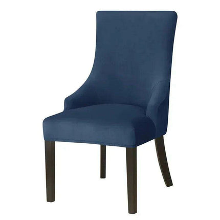 Luxe Stretch Velvet Slipcovers for High-Back Sloping Arm Chairs - Elegant Furniture Protection for Home and Events - Très Elite