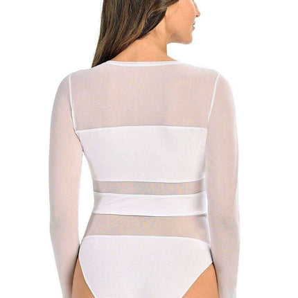 Luxe Viscose-Infused Sheer Mesh Sculpting Bodysuit - Très Elite