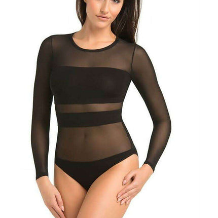 Luxe Viscose-Infused Sheer Mesh Sculpting Bodysuit - Très Elite