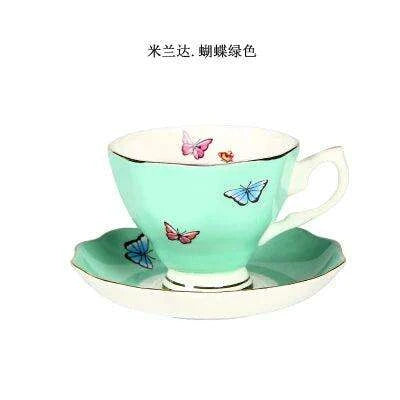 Luxurious Black Floral Porcelain Tea Set for Elegant Gatherings - Très Elite