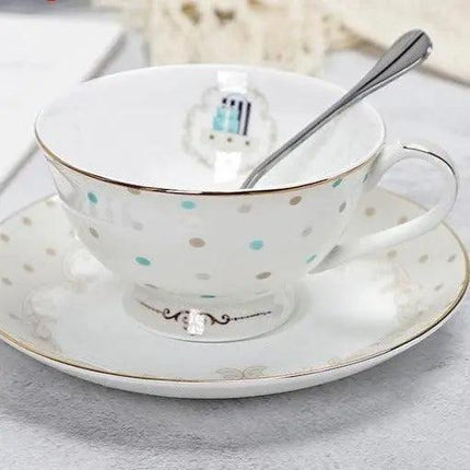 Luxurious Bone China Tea Cup and Saucer Set - Classic Elegance. luxurious-bone-china-tea-cup-and-saucer-set-classic-elegance Kitchen & Dining›Tabletop›Cups, Mugs & Saucers›Teacups & Saucer Sets