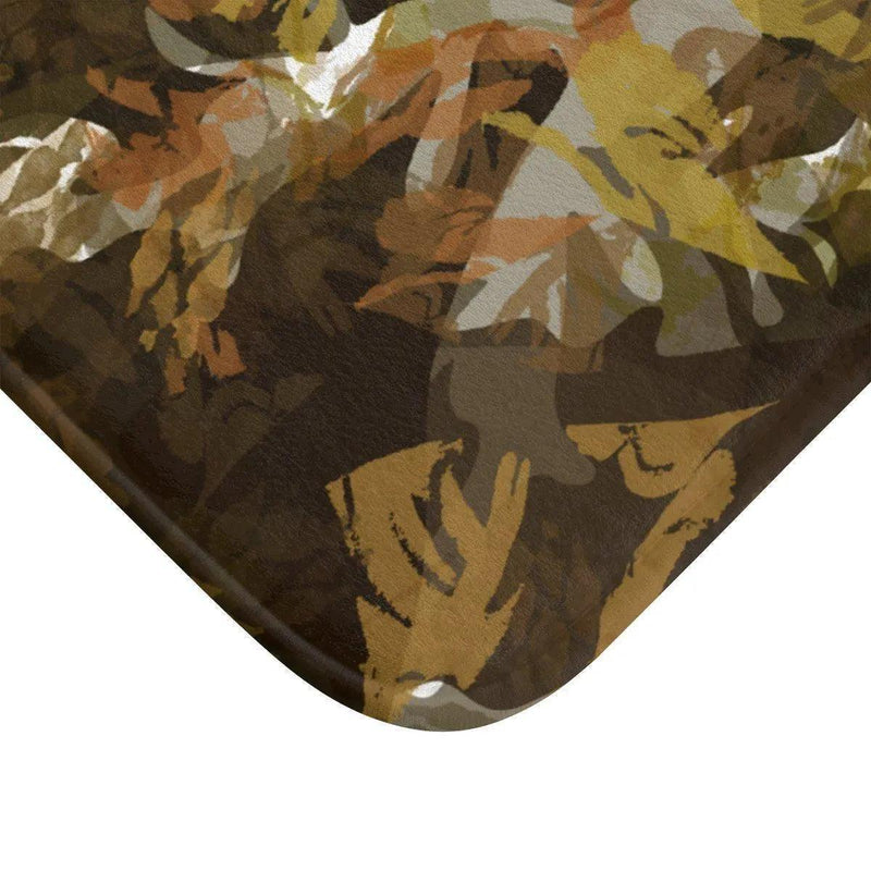 Luxurious Camouflage Memory Foam Bath Mat by Elite Maison - Très Elite