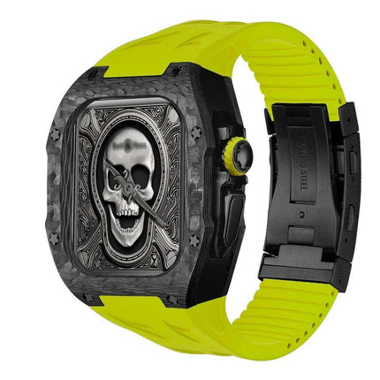 Luxurious Carbon Fiber Upgrade Set for Apple Watch: Elevate Your Style and Protection - Très Elite