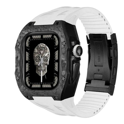 Luxurious Carbon Fiber Upgrade Set for Apple Watch: Elevate Your Style and Protection - Très Elite