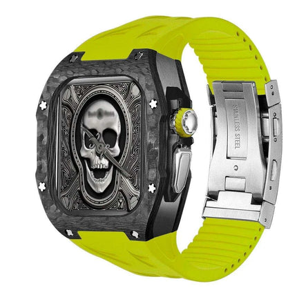 Luxurious Carbon Fiber Upgrade Set for Apple Watch: Elevate Your Style and Protection - Très Elite
