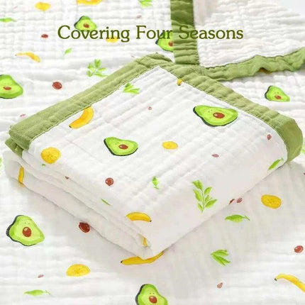 Luxurious Cotton Baby Towel and All-Season Blanket Duo - Comfort for Every Stage of Your Child's Growth - Très Elite