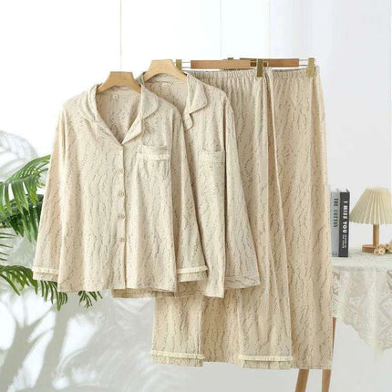 Luxurious Cotton Nightwear Set: Stylish Sleepwear for All - Très Elite