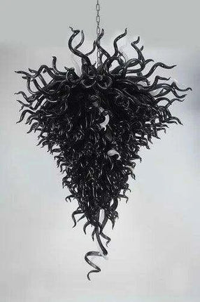 Luxurious Customizable LED Glass Chandelier for Sophisticated Interiors- Très Elite- Très Elite