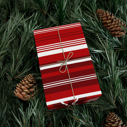 Luxurious Customizable Red Holiday Gift Wrap Set - Elevate Your Present Experience