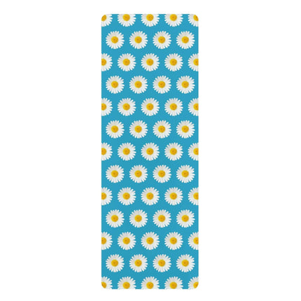 Luxurious Daisy Blossom Microfiber Yoga Mat - Enhance Your Practice Experience