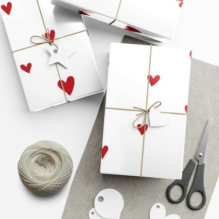 Luxurious Eco-Friendly Valentine Gift Wrapping Paper - Crafted in the USA..
