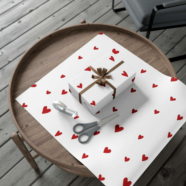 Luxurious Eco-Friendly Valentine Gift Wrapping Paper - Crafted in the USA