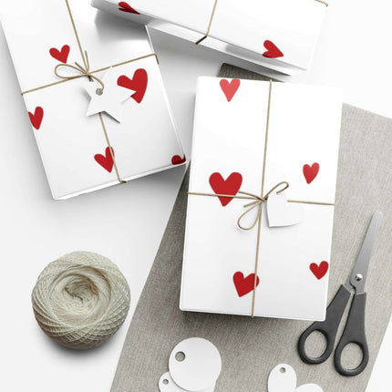 Luxurious Eco-Friendly Valentine Gift Wrapping Paper - Crafted in the USA..