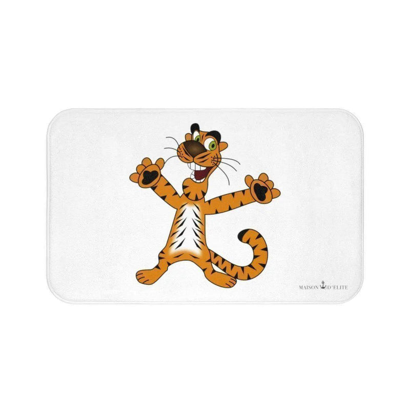 Luxurious Elite Safari Tiger Memory Foam Bath Mat - Ultimate Bathroom Upgrade - Très Elite