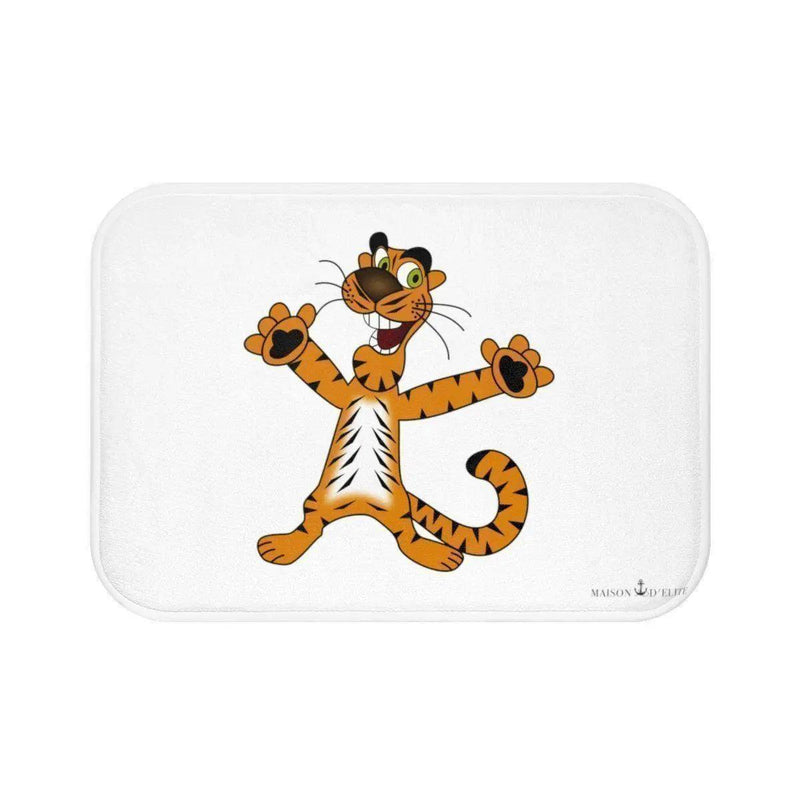 Luxurious Elite Safari Tiger Memory Foam Bath Mat - Ultimate Bathroom Upgrade - Très Elite