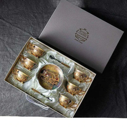 Luxurious European Bone China Tea Set - Elevate Your Tea Rituals - Très Elite