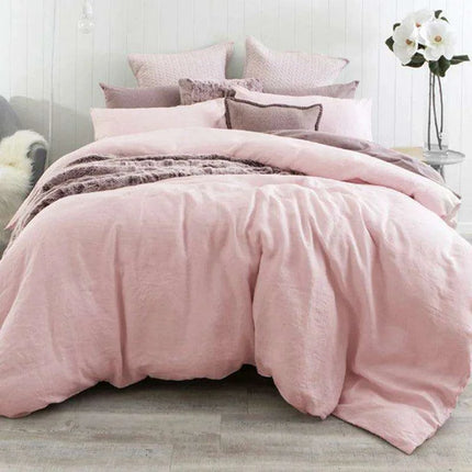 Luxurious French Linen Bedding Set - Enzyme Washed Four-Piece Collection - Très Elite