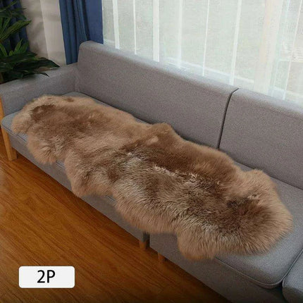 Luxurious Genuine Sheepskin Shag Rug for Ultimate Comfort - Soft, Plush Carpet for Sofa and Chair- Très Elite- Très Elite