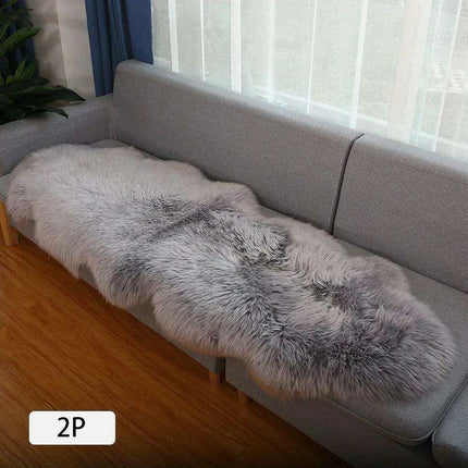 Luxurious Genuine Sheepskin Shag Rug for Ultimate Comfort - Soft, Plush Carpet for Sofa and Chair- Très Elite- Très Elite