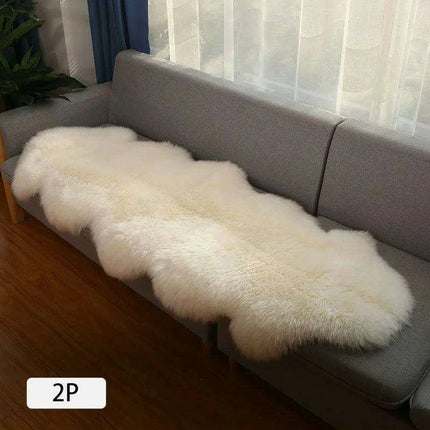 Luxurious Genuine Sheepskin Shag Rug for Ultimate Comfort - Soft, Plush Carpet for Sofa and Chair- Très Elite- Très Elite
