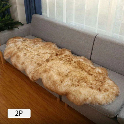 Luxurious Genuine Sheepskin Shag Rug for Ultimate Comfort - Soft, Plush Carpet for Sofa and Chair- Très Elite- Très Elite