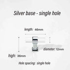 silver-single hole