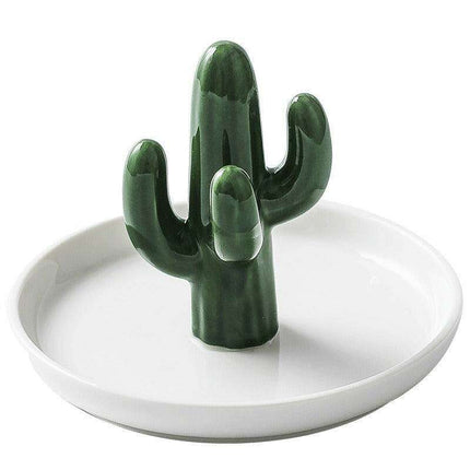 Luxurious Gold Ceramic Jewelry Holder with Hanging Tray- Très Elite- Très Elite