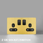 Dual UK Socket
