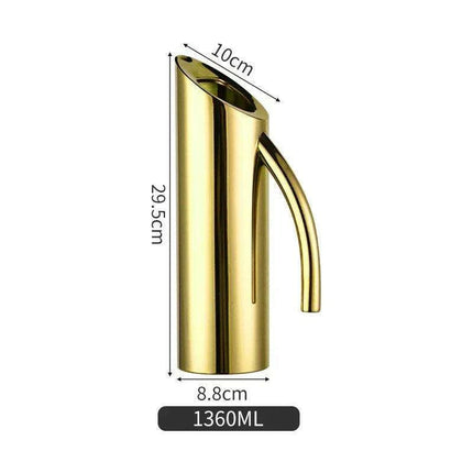 Luxurious Gold-Plated Stainless Steel Beverage Mixing Kettle - Très Elite