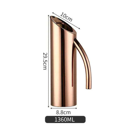 Luxurious Gold-Plated Stainless Steel Beverage Mixing Kettle - Très Elite