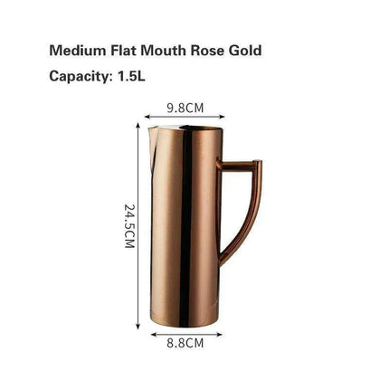 Luxurious Gold-Plated Stainless Steel Beverage Mixing Kettle - Très Elite