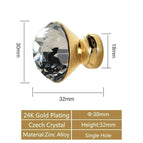 30mm Gold Knob