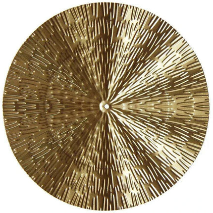Luxurious Golden Aura Metal Wall Art for Chic Home Decor - Très Elite