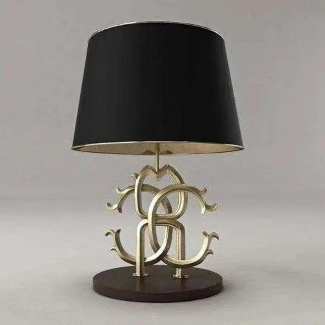 Luxurious LED Table Lamp with Artistic Gold and Silver Accents for Home and Office Décor