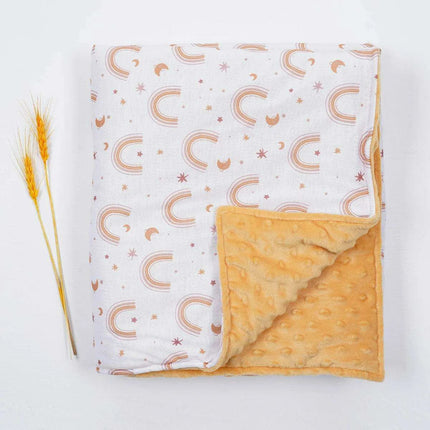 Luxurious Minky Dot Infant Swaddle Blanket - Unisex Comfort Wrap - Très Elite